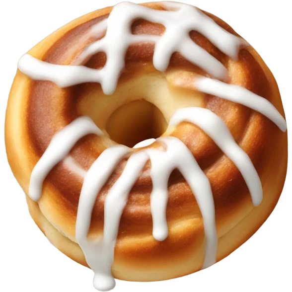 Icing cinnamon bun  emoji