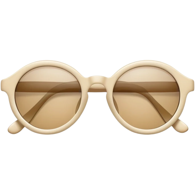 Pale beige sunglasses emoji