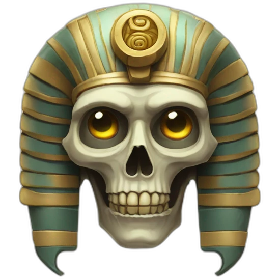 ancient Egyptian eldritch god of skeleton emoji