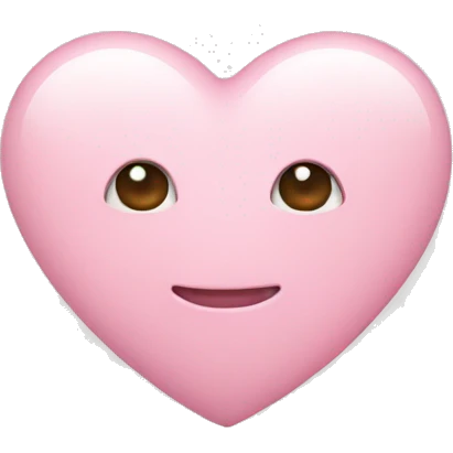 light pink heart emoji