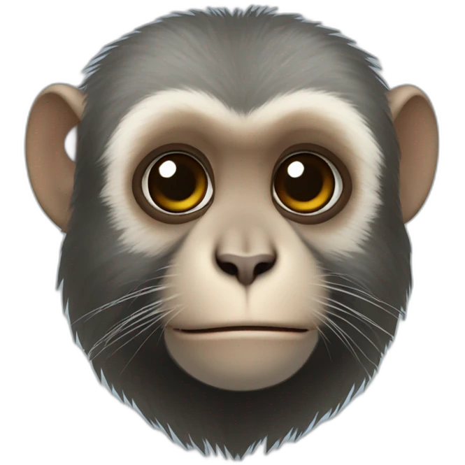 Marmoset monkey emoji