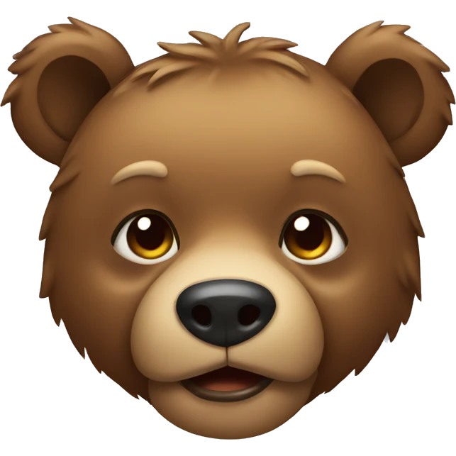 bear with a bow emoji