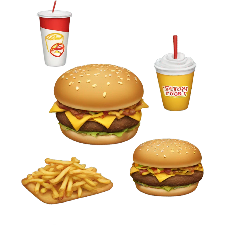 Fast food emoji