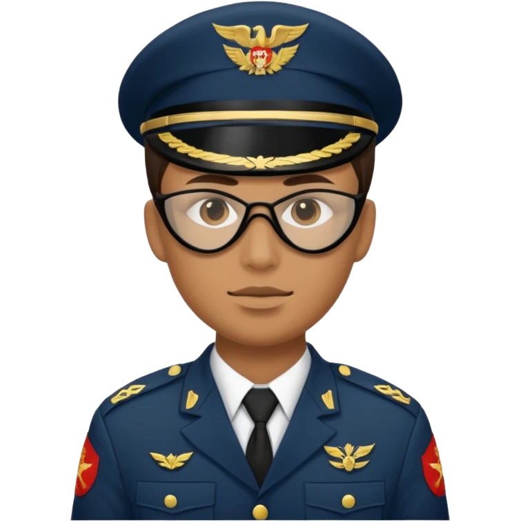 soldier in uniform and wearing mask emoji
