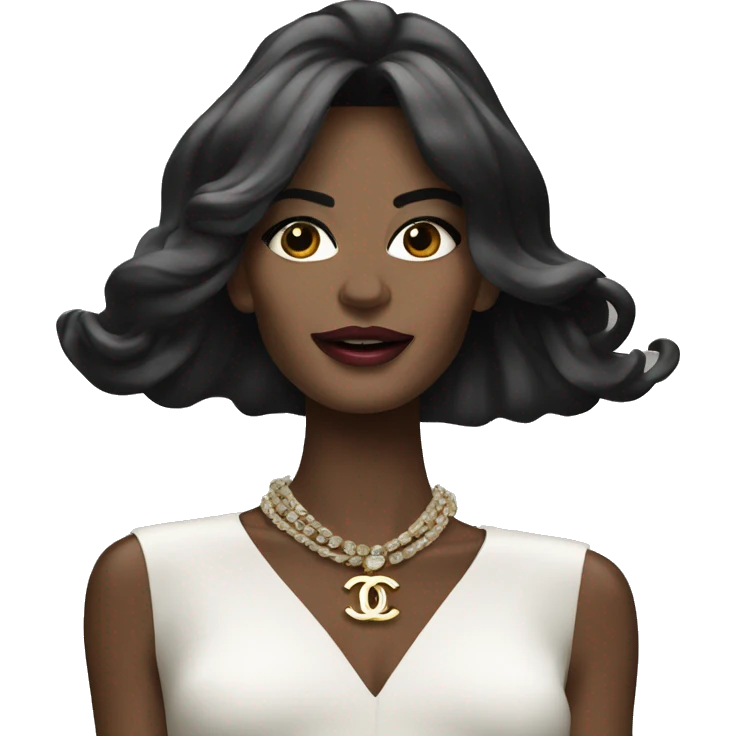 Chanel supermodel emoji