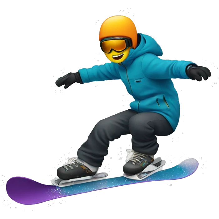 Snowboard emoji