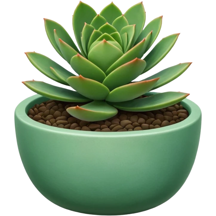 Succulent + ceramic bowl, Window Plant. emoji