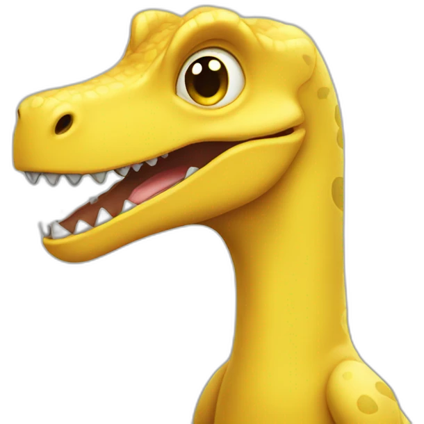yellow dinosaur emoji