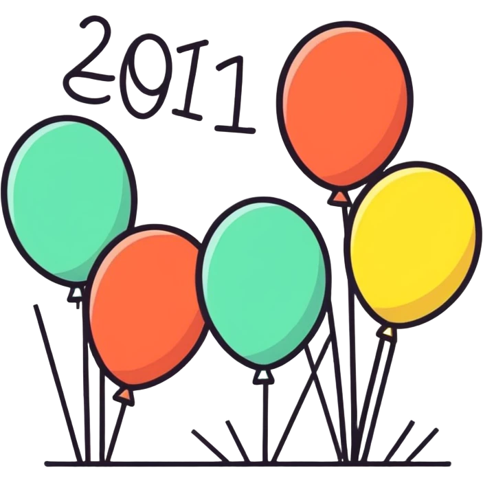 Happy New Year  emoji