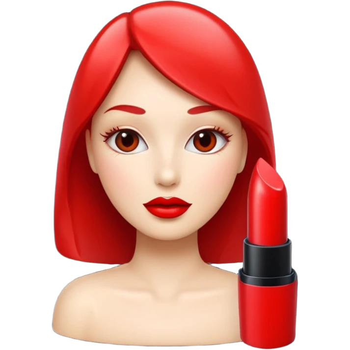 red lipstick emoji
