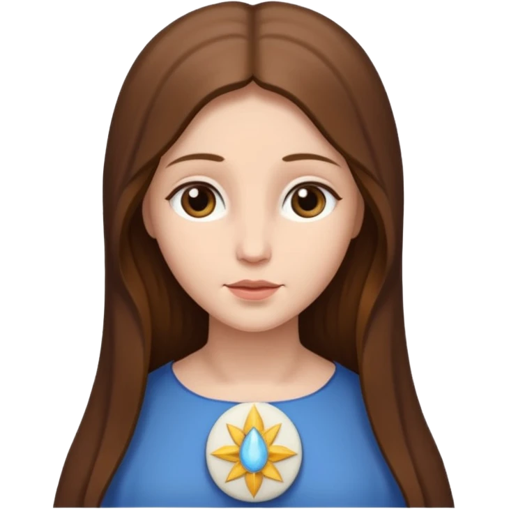 The blessed Virgin Mary emoji