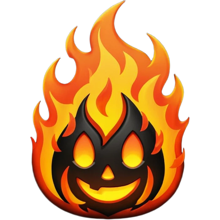 black fire emoji