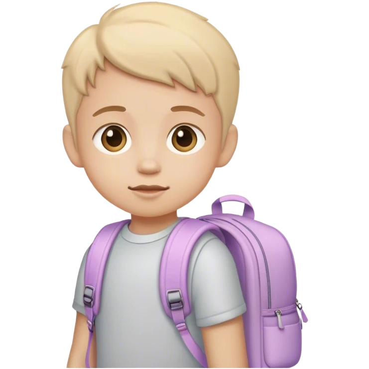 child with pastel backpack emoji