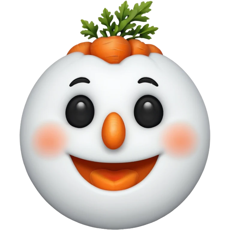 snowman head emoji