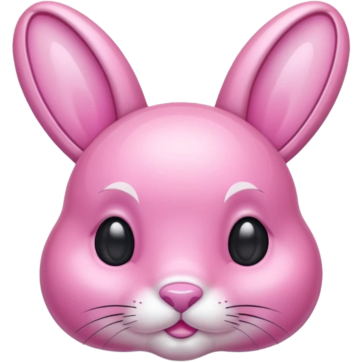 crystal bunny pink emoji