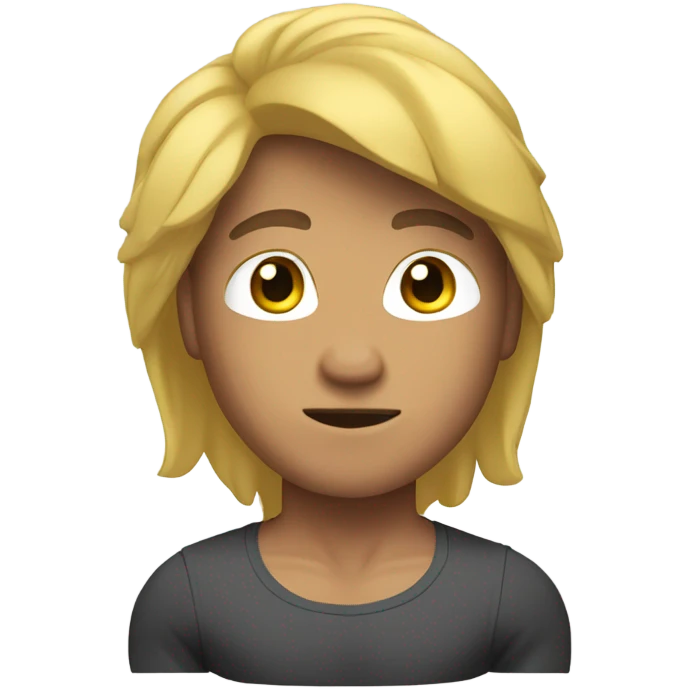 muscular asian personal trainer golden hair emoji