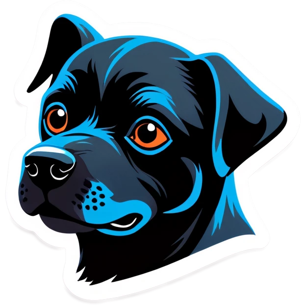 Black Dog emoji