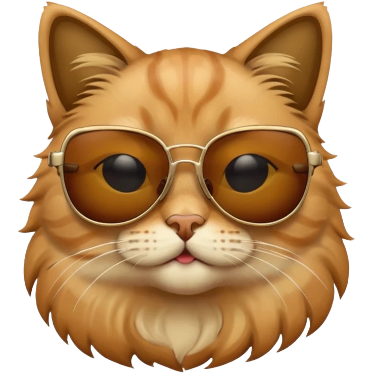 Cat wearing sunglasses emoji