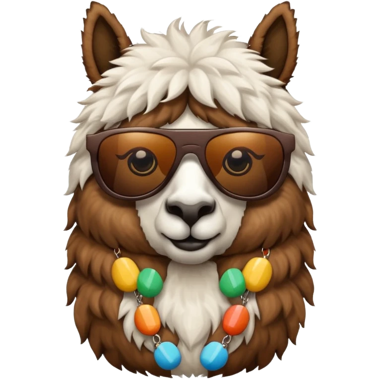 Llama with sunglasses emoji