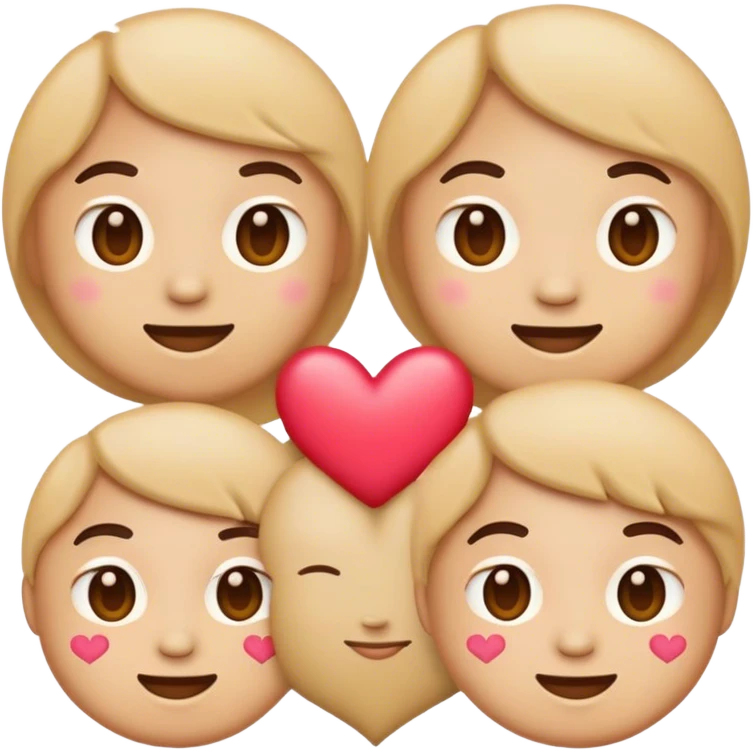 emoji face hearts emoji