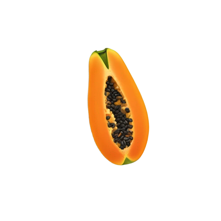 Papaya emoji
