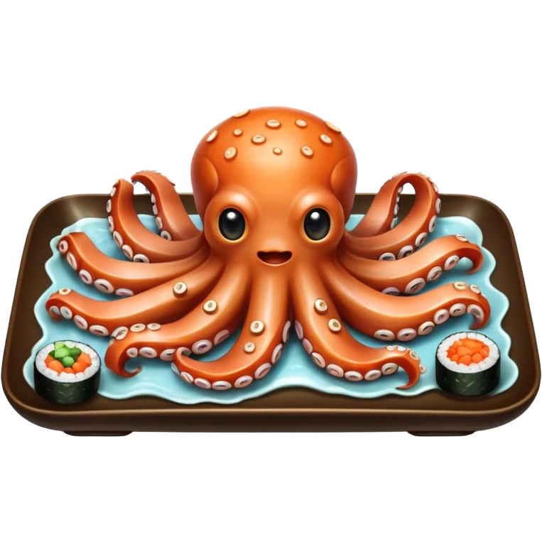 Octopus sushi emoji