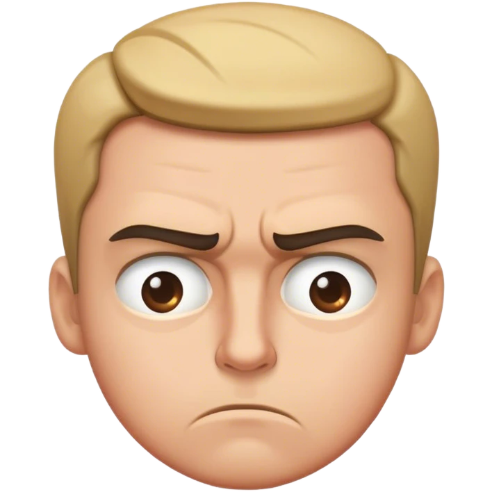 trying hard emoji