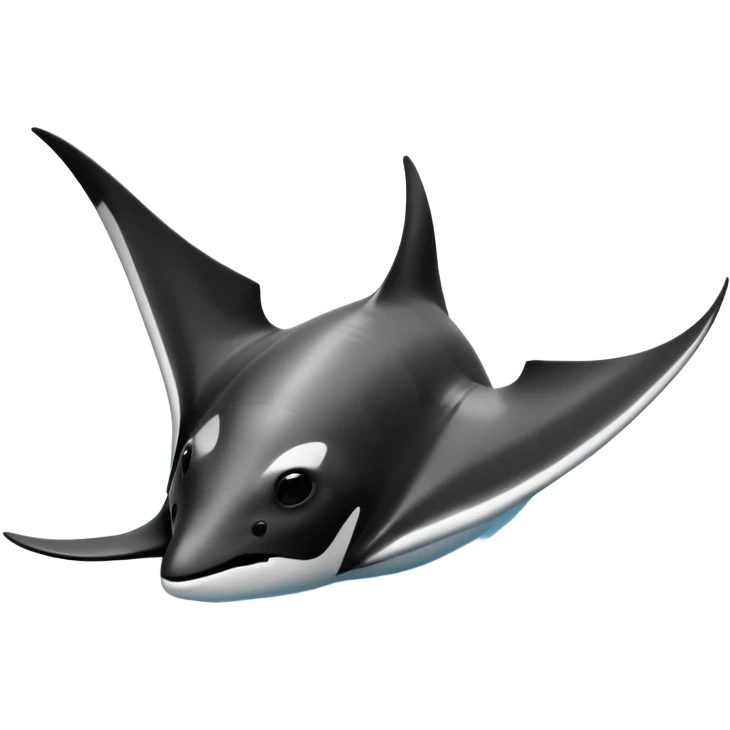 manta ray no background emoji