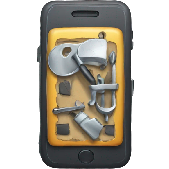 Repair phone  emoji