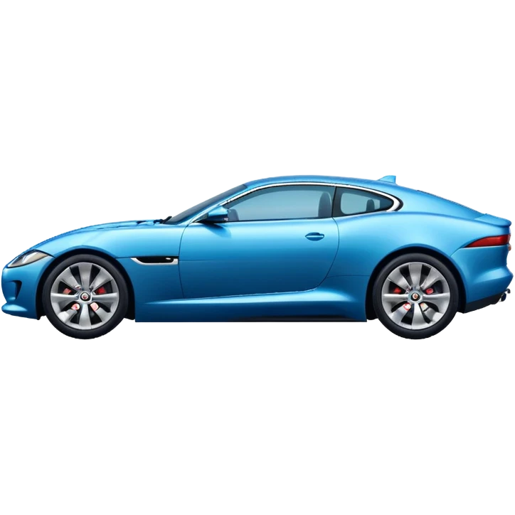 blue jaguar ca side view emoji