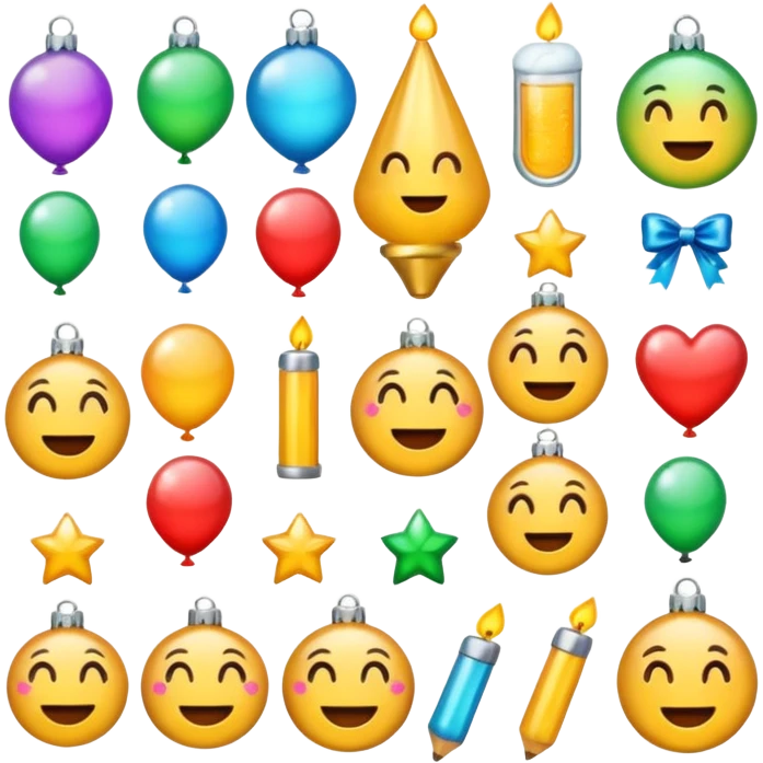 New Year's emojis  emoji