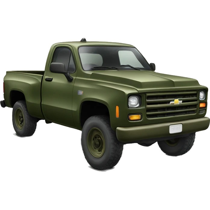 military green chevrolet emoji