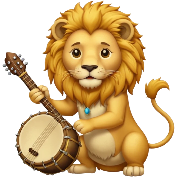 rock player lion emoji