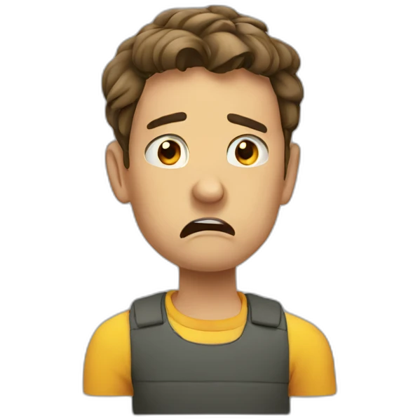 frustrated emoji