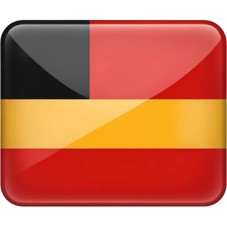 Flat Apple-style emoji of the German Empire flag emoji
