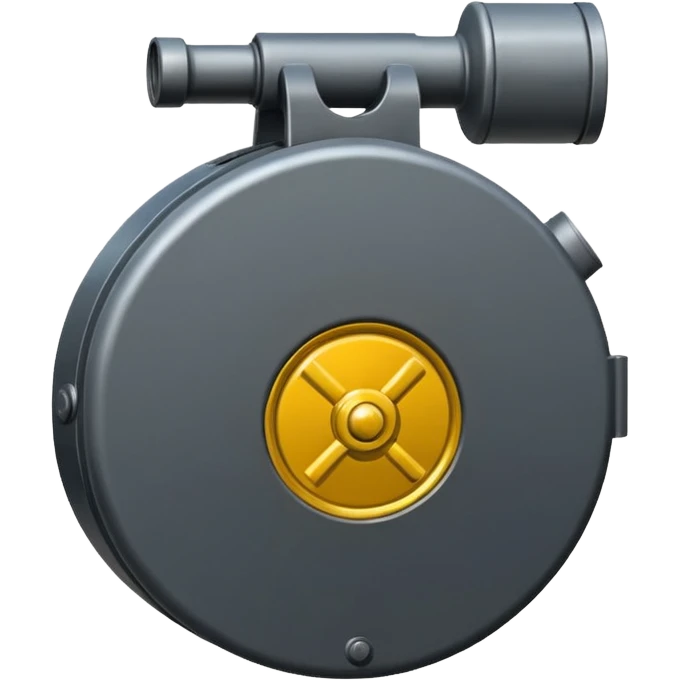 generate a realistic anti-tank mine emoji