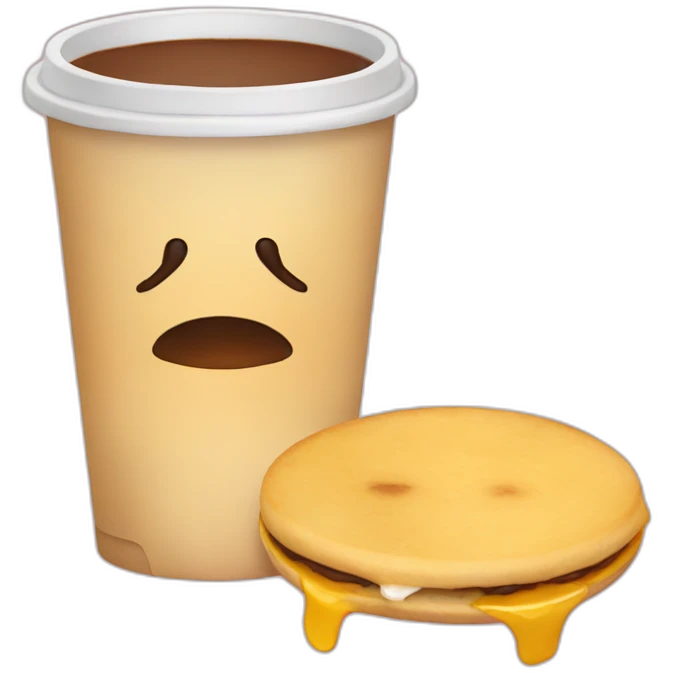 Arepa-with-coffe emoji