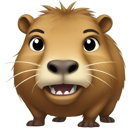 angry capybara emoji