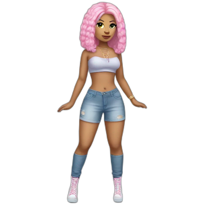 Nicki Minaj full body emoji