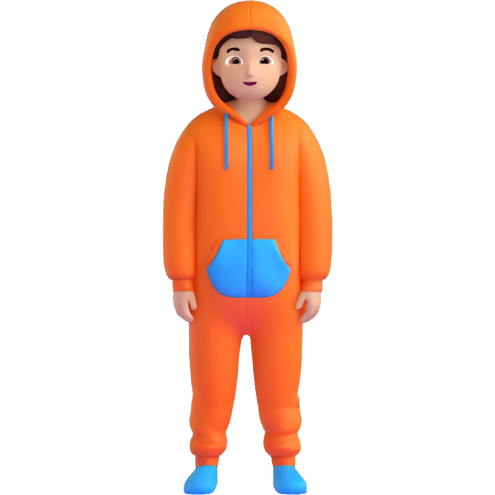 blue onesie emoji