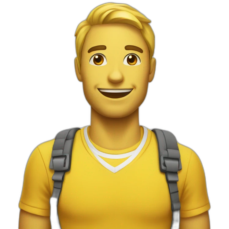 Emoji amarillo silbando emoji