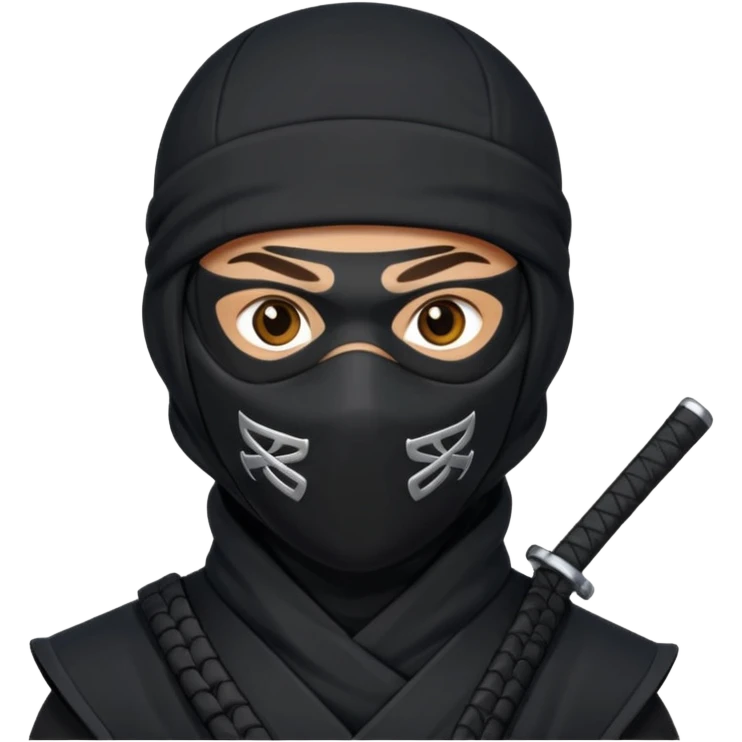 Ninja with MB written on it emoji