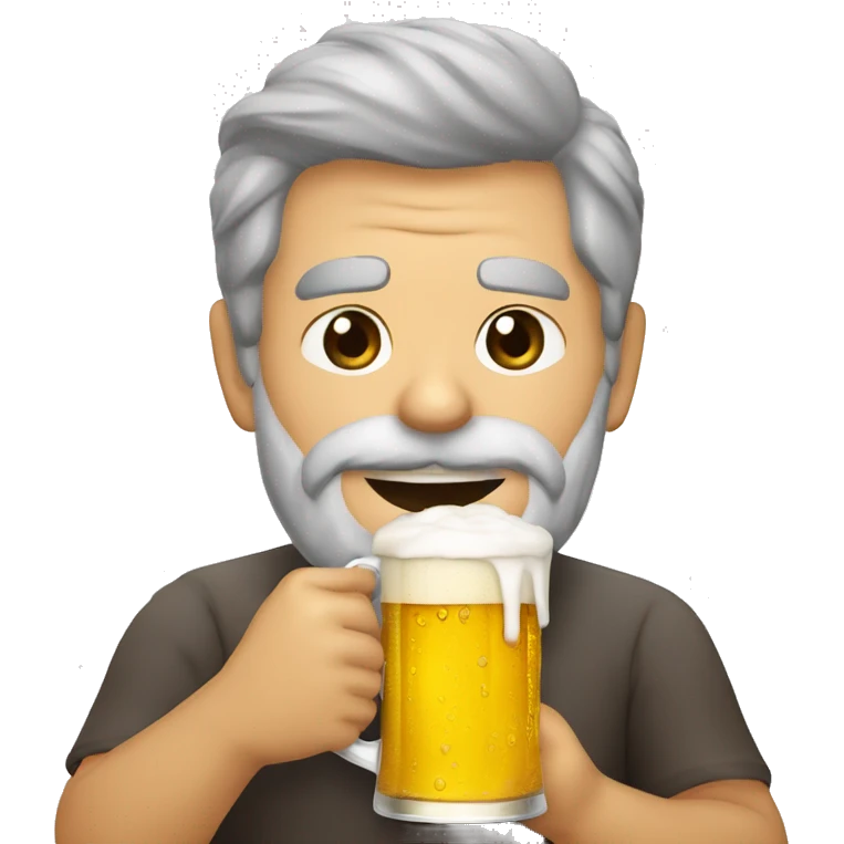 Lula segurando um copo de cerveja  emoji