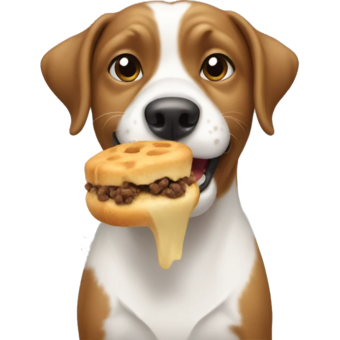 dog eating  emoji