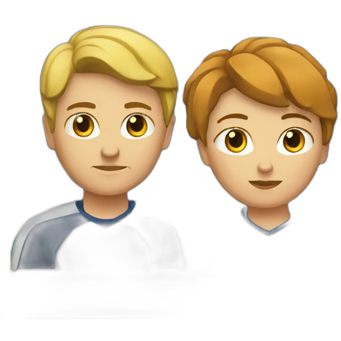 Un couple à la salle de sport qui se dispute emoji