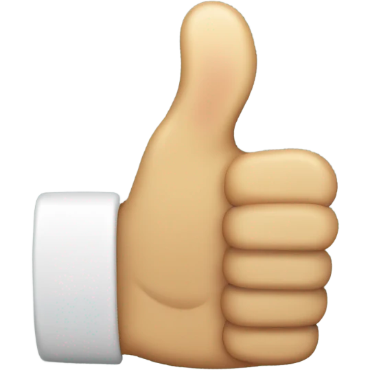 Reversed Thumbs Up Sign emoji