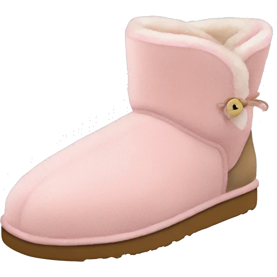 UGG slippers light pink  emoji