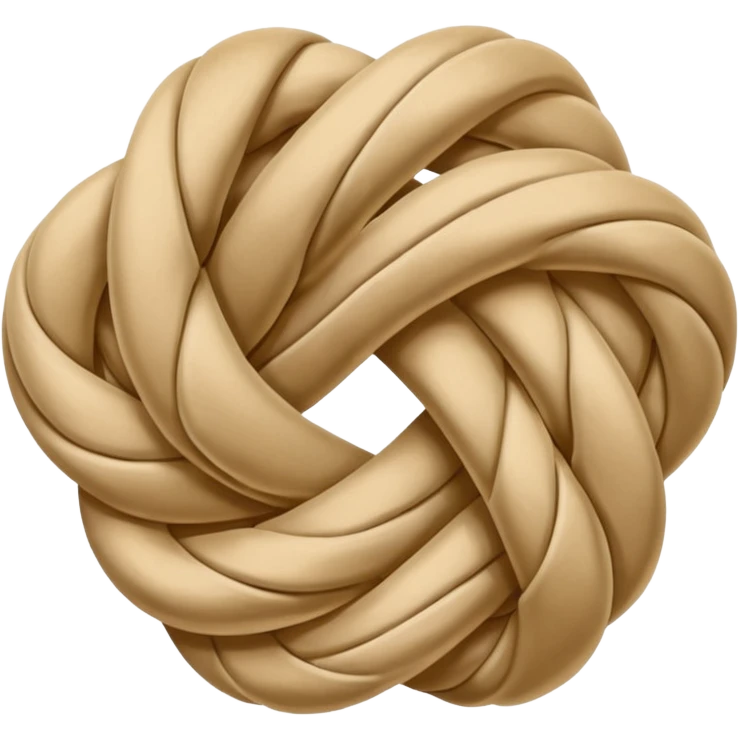 elegant knot with flowing rope lines emoji