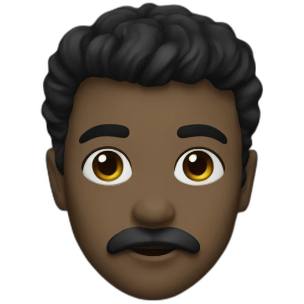Black lips emoji