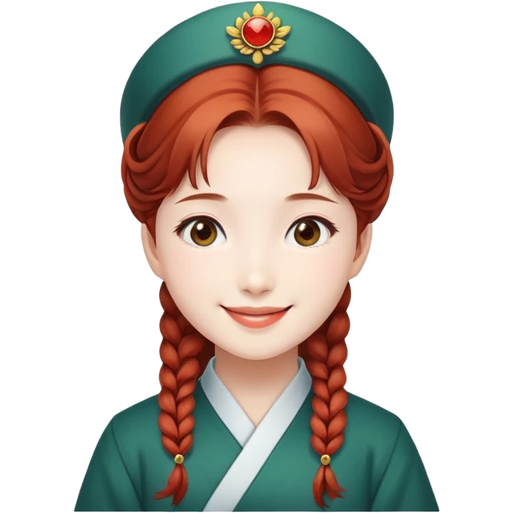 Hong Meiling smiling emoji